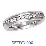Diamond Wedding Ring - WEDD 008
